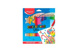 LAPIS DE COR COLOR PEPS 48 CORES MAPED
