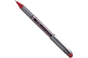 CANETA ENERGEL COM TAMPA 0.7 VERMELHA PENTEL