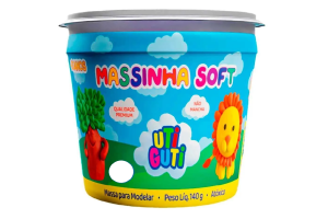 MASSINHA SOFT UTIGUTI POTE 140G AMARELO