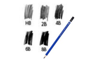 LAPIS TECNICO 4B DE MADEIRA BRW - SEXTAVADO