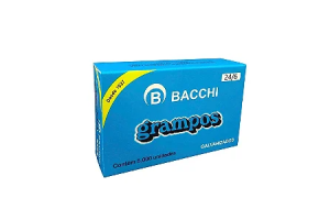 GRAMPO 24/6 GALVANIZADO CX 5000 UNID.