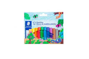 MASSA DE MODELAR PLASTICA STAEDTLER 12 CORES