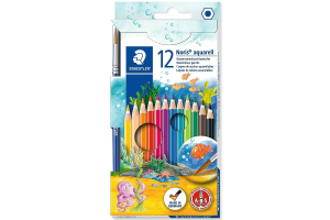 LAPIS DE COR AQUARELAVEL STAEDTLER NORIS 12 CORES