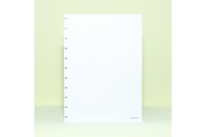 REFIL POP DISC GRANDE QUADRICULADO C/ 50 FOLHAS 90G/M2