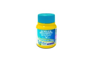 ACRILICA BRILHANTE ACRILEX 37ML AMARELO LIMAO
