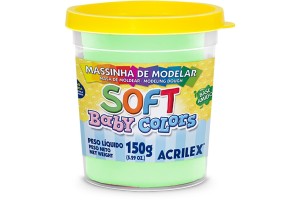 MASSA DE MODELAR 150G ACRILEX VERDE BEBE