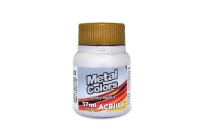 METAL COLORS ACRYLIC 37ML PRATA ACRILEX